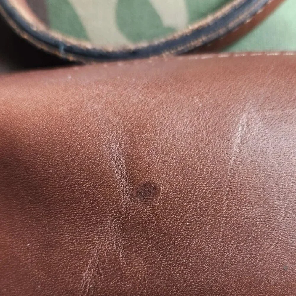 R. Riveter American Made Otto Camo Canvas Crossbody Handbag With Mini Coin Purse - Picture 12 of 16